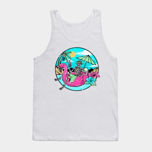 Summer skeleton Tank Top